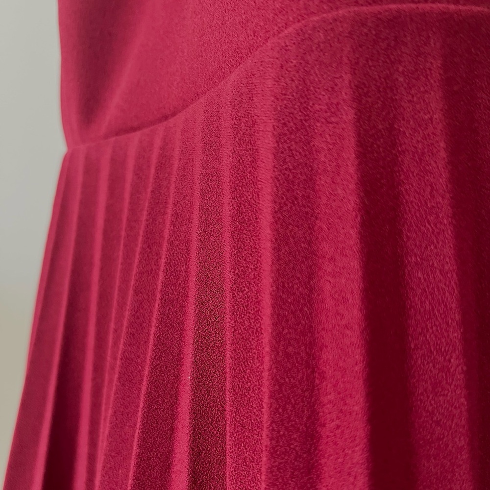 NWT ASOS RACERBACK PLEATED MIDI DRESS - Picture 6 of 6